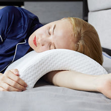 Arm Rest Pillow, Cervical Pillow with Hollow Design for Couple Side Sleepers