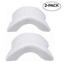Arch U-Shaped Curved Memory Foam Sleeping Neck Cervical Pillow with Hollow Design Arm Rest Hand Pillow for Couple Side Sleepers
